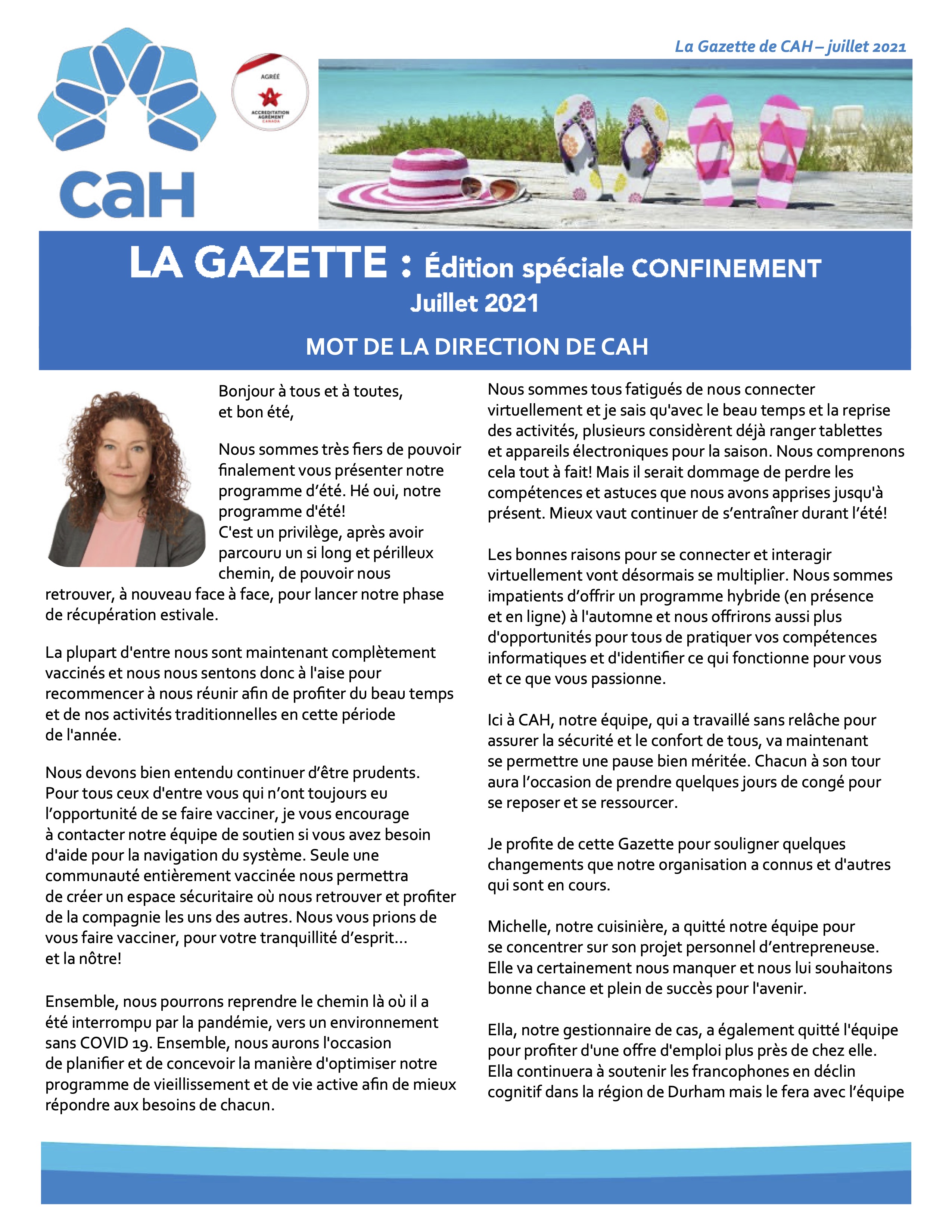 Image pour La Gazette-Special Edition CONFINEMENT May 2021