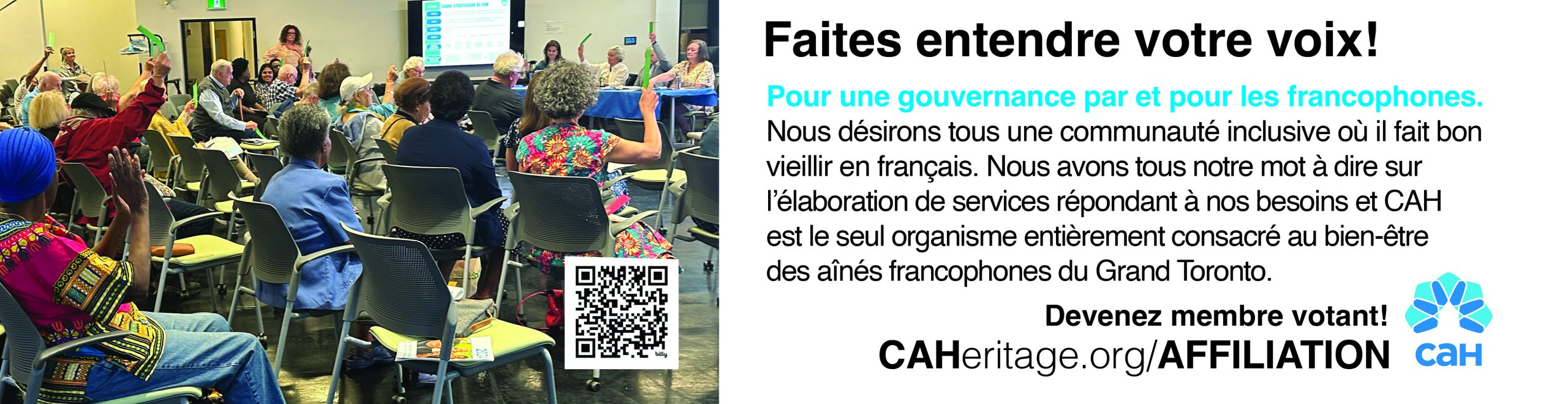 Devenez membre votant de CAH