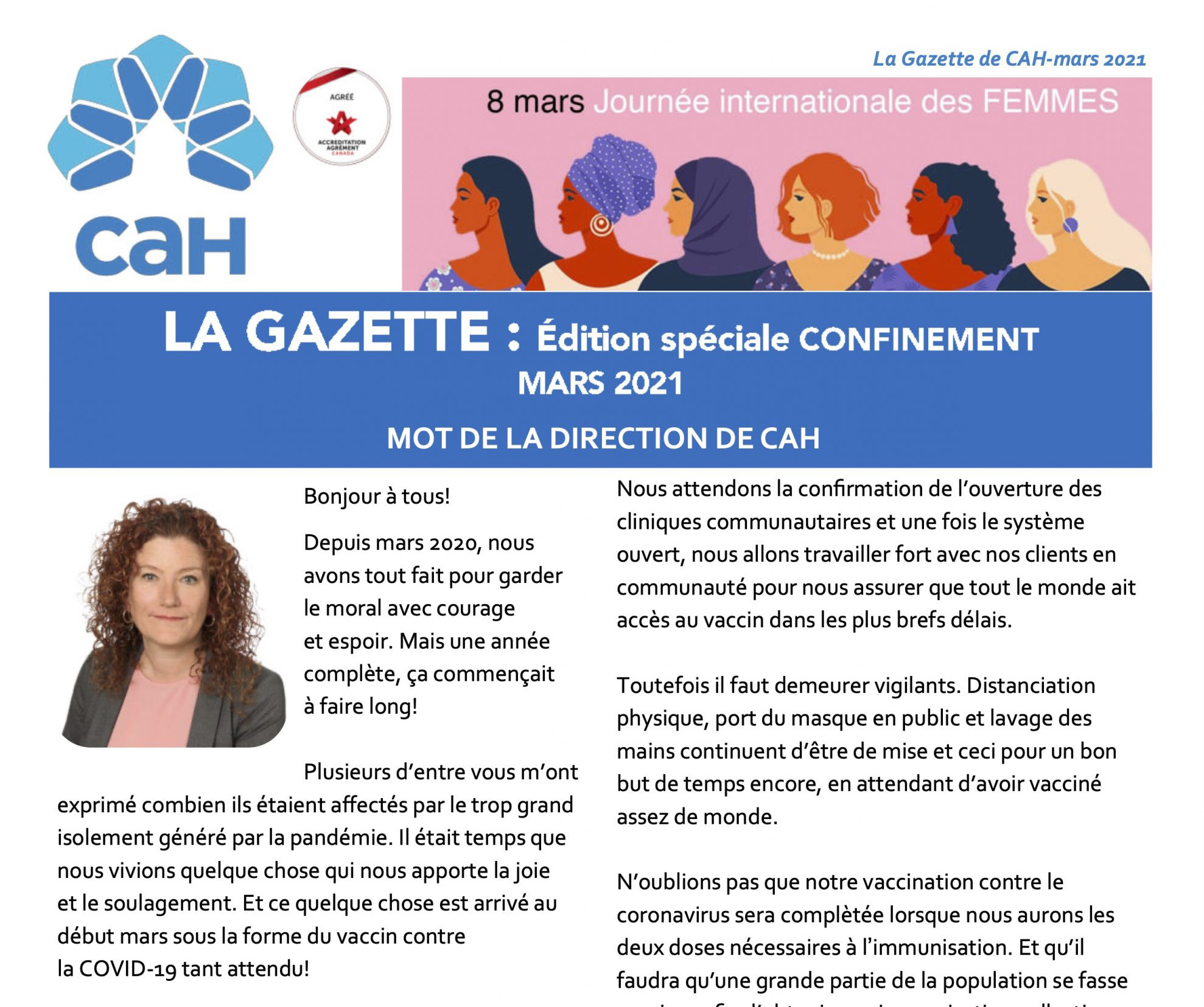 Image pour La Gazette – Édition spéciale CONFINEMENT mars 2021